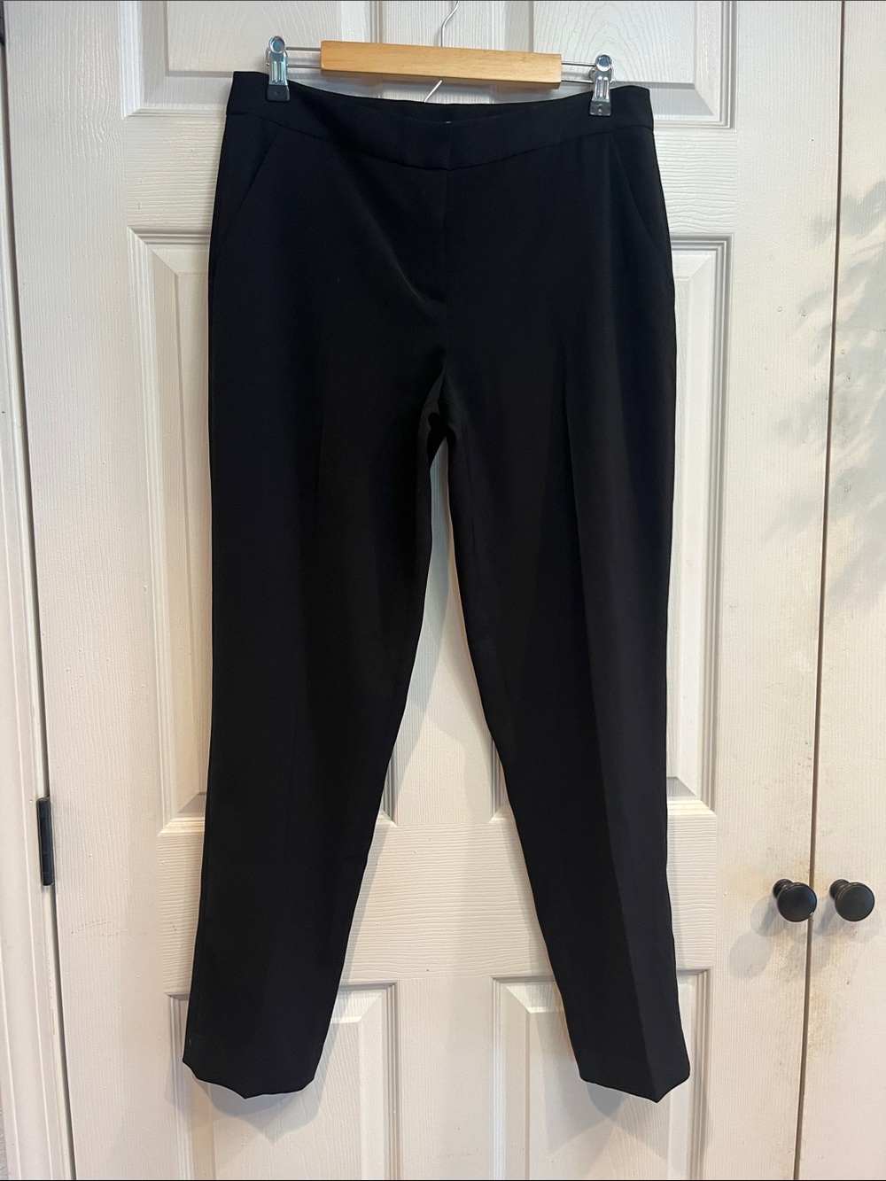 Tahari Black Straight-Leg Marlena Pant